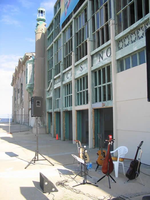 David Cohen classical guitar, chinese pipa Asbury Park Boardwalk Summer Stage Circa 2005